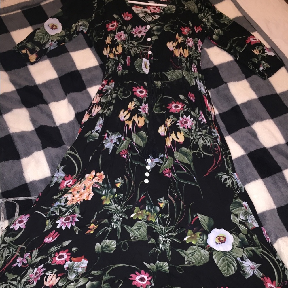 Vintage Draw String Swing Dress